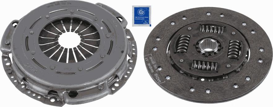 SACHS 3000 970 121 - Set ambreiaj parts5.com