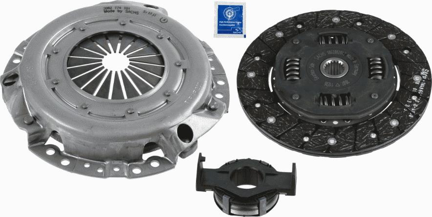 SACHS 3 000 108 002 - Kit d'embrayage parts5.com