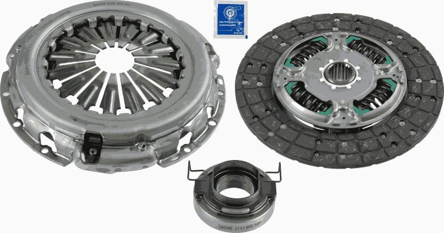 SACHS 3000 854 501 - Комплект сцепления parts5.com