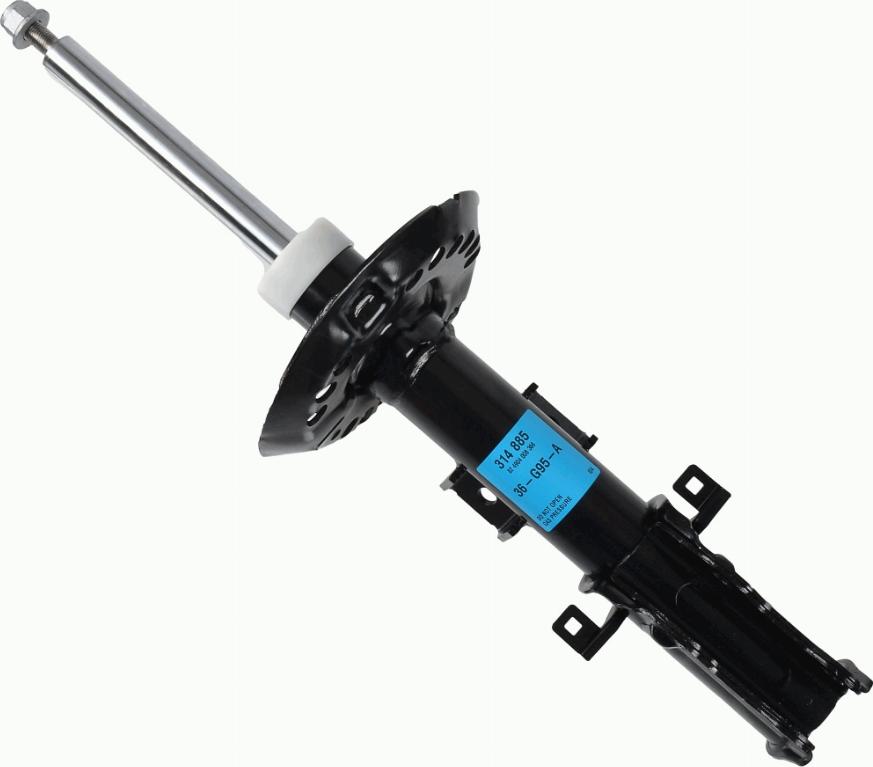 SACHS 314 885 - Amortyzator parts5.com