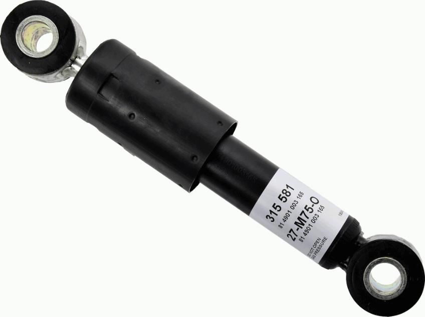 SACHS 315 581 - Shock Absorber, cab suspension parts5.com