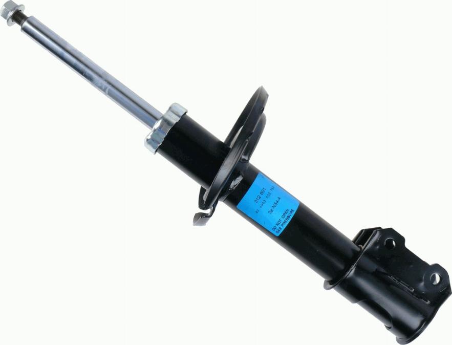 SACHS 312 601 - Shock Absorber parts5.com