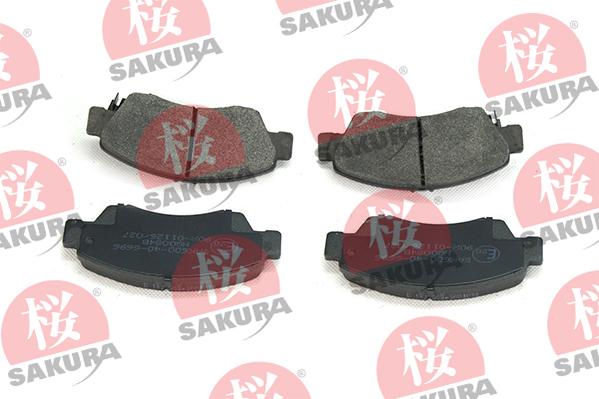 SAKURA 600-40-6696 - Fékbetétkészlet, tárcsafék parts5.com