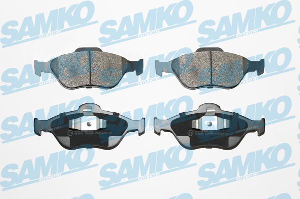 Samko 5SP949 - Kit de plaquettes de frein, frein à disque parts5.com