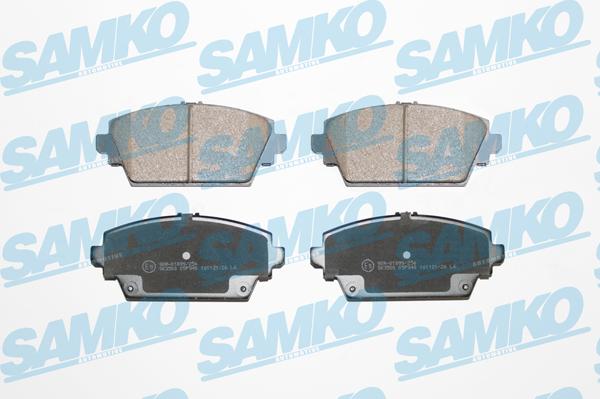 Samko 5SP940 - Zestaw klocków hamulcowych, hamulce tarczowe parts5.com