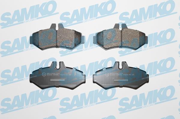 Samko 5SP956 - Piduriklotsi komplekt,ketaspidur parts5.com