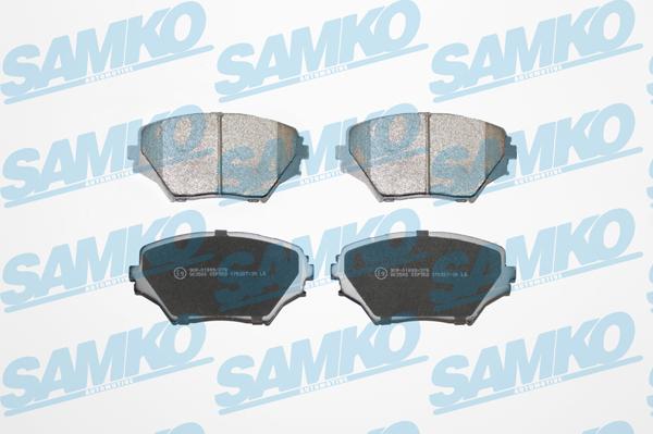 Samko 5SP958 - Тормозные колодки, дисковые, комплект parts5.com