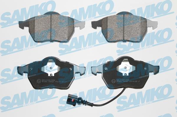 Samko 5SP969 - Kit de plaquettes de frein, frein à disque parts5.com