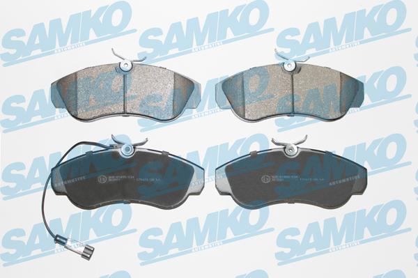 Samko 5SP965 - Sada brzdových platničiek kotúčovej brzdy parts5.com