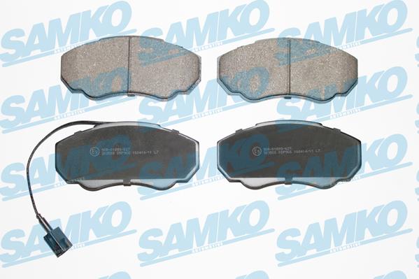 Samko 5SP966 - Jarrupala, levyjarru parts5.com