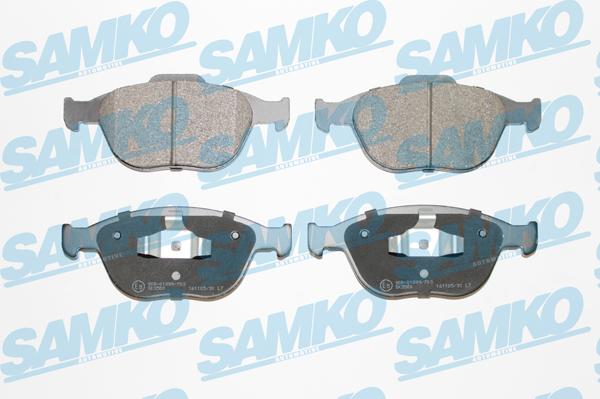 Samko 5SP913 - Σετ τακάκια, δισκόφρενα parts5.com