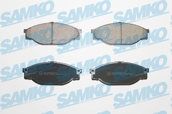 Samko 5SP927 - Sada brzdových platničiek kotúčovej brzdy parts5.com