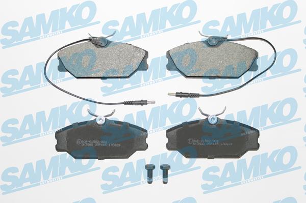 Samko 5SP445 - Fékbetétkészlet, tárcsafék parts5.com