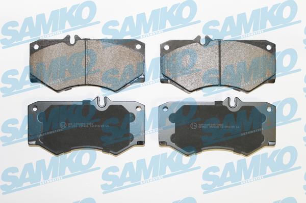 Samko 5SP408 - Fékbetétkészlet, tárcsafék parts5.com