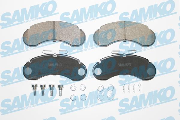 Samko 5SP415 - Fékbetétkészlet, tárcsafék parts5.com