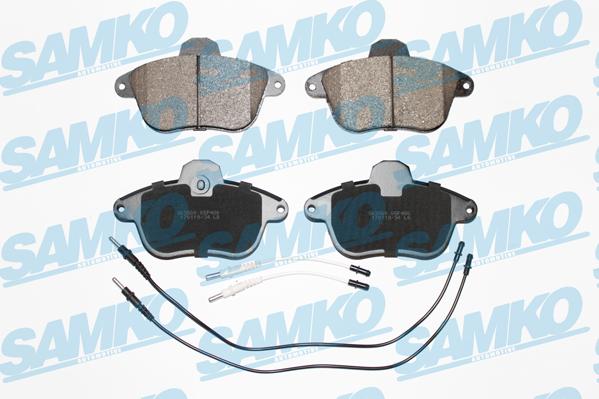 Samko 5SP480 - Fékbetétkészlet, tárcsafék parts5.com