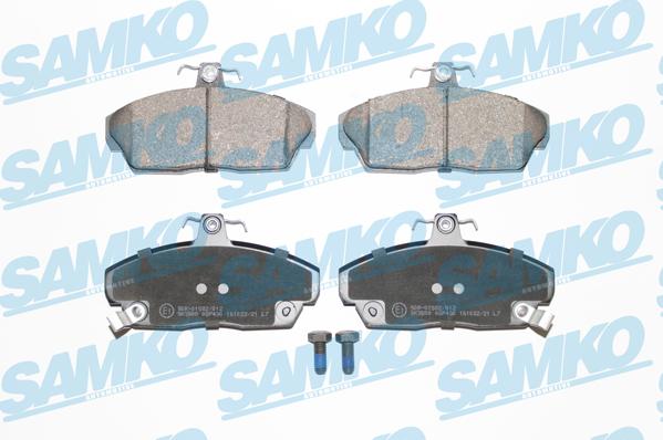 Samko 5SP430 - Fékbetétkészlet, tárcsafék parts5.com