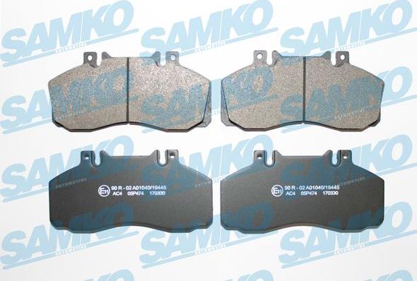 Samko 5SP474 - Set placute frana,frana disc parts5.com