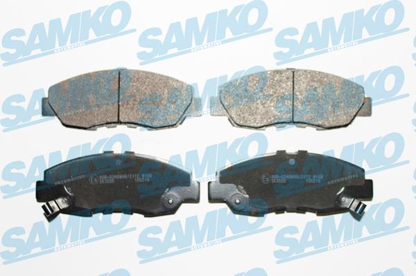 Samko 5SP566 - Zestaw klocków hamulcowych, hamulce tarczowe parts5.com