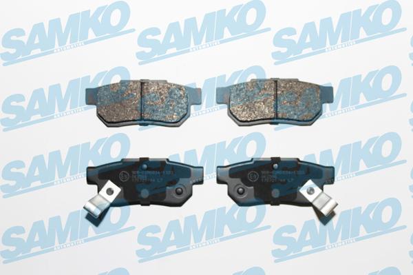 Samko 5SP507 - Fékbetétkészlet, tárcsafék parts5.com