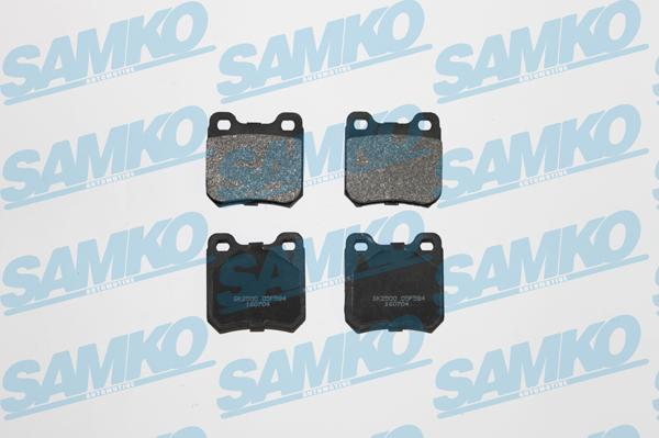 Samko 5SP584 - Brake Pad Set, disc brake parts5.com