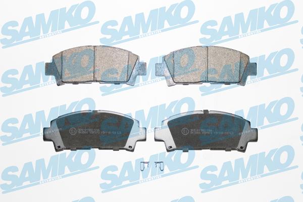 Samko 5SP573 - Тормозные колодки, дисковые, комплект parts5.com