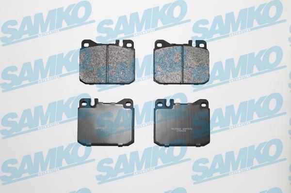 Samko 5SP572 - Fékbetétkészlet, tárcsafék parts5.com