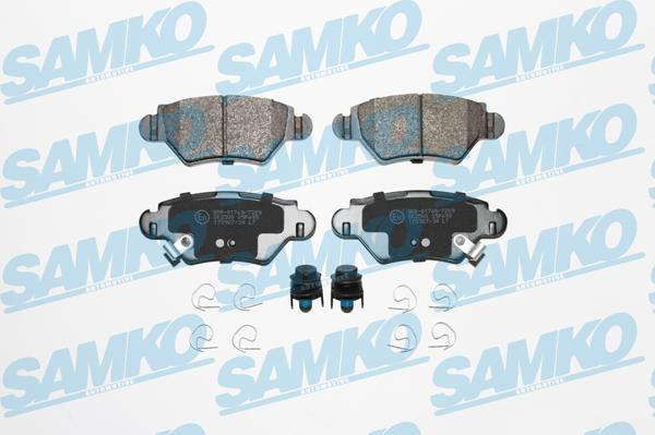 Samko 5SP699 - Kit de plaquettes de frein, frein à disque parts5.com