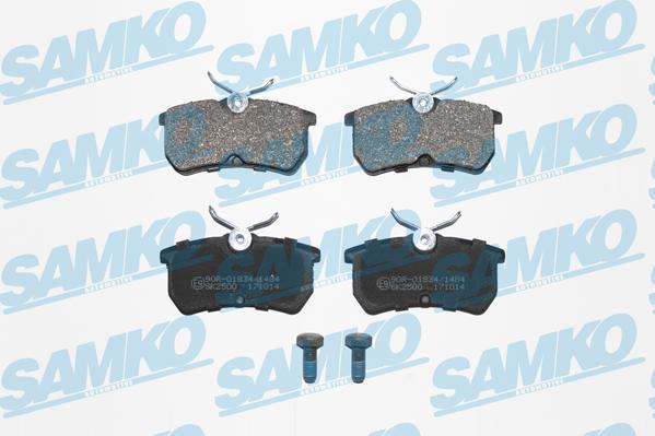 Samko 5SP697 - Fékbetétkészlet, tárcsafék parts5.com