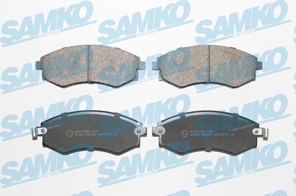 Samko 5SP640 - Brake Pad Set, disc brake parts5.com