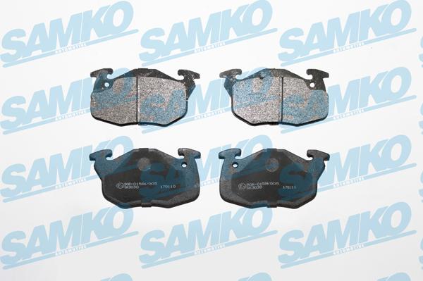 Samko 5SP642 - Sada brzdových destiček, kotoučová brzda parts5.com