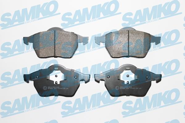 Samko 5SP669 - Sada brzdových destiček, kotoučová brzda parts5.com