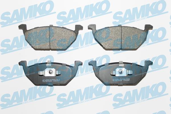 Samko 5SP668 - Sada brzdových destiček, kotoučová brzda parts5.com