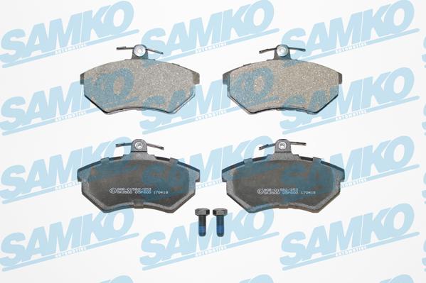 Samko 5SP600 - Brake Pad Set, disc brake parts5.com