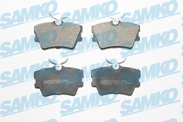 Samko 5SP616 - Set placute frana,frana disc parts5.com