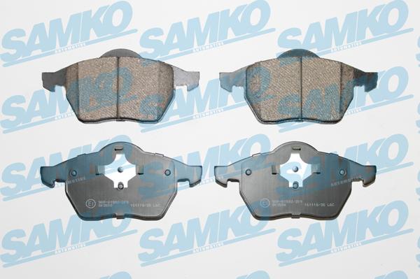 Samko 5SP639 - Kit de plaquettes de frein, frein à disque parts5.com