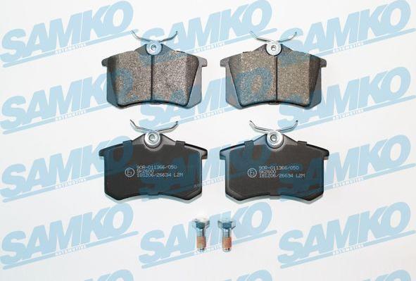 Samko 5SP634 - Fren balata seti, diskli fren parts5.com