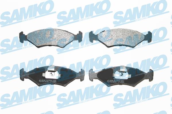 Samko 5SP628 - Brake Pad Set, disc brake parts5.com