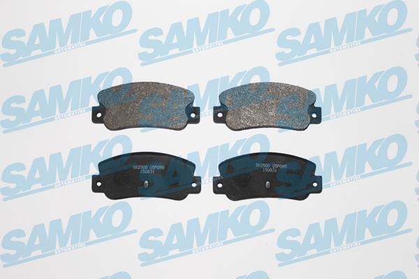 Samko 5SP095 - Kit de plaquettes de frein, frein à disque parts5.com