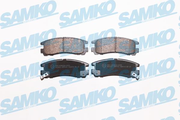 Samko 5SP043 - Brake Pad Set, disc brake parts5.com