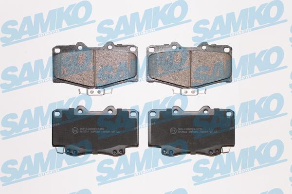 Samko 5SP058 - Fren balata seti, diskli fren parts5.com