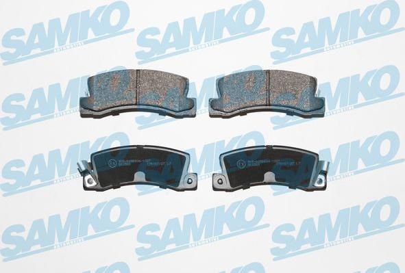 Samko 5SP061 - Fékbetétkészlet, tárcsafék parts5.com