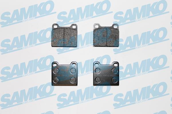 Samko 5SP024 - Kit de plaquettes de frein, frein à disque parts5.com