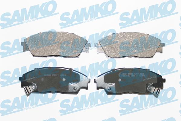 Samko 5SP071 - Brake Pad Set, disc brake parts5.com