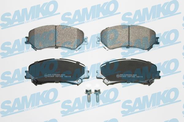 Samko 5SP1996 - Σετ τακάκια, δισκόφρενα parts5.com