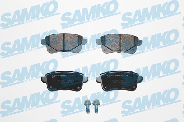 Samko 5SP1979 - Sada brzdových destiček, kotoučová brzda parts5.com