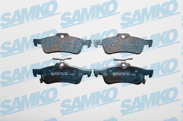 Samko 5SP1458 - Тормозные колодки, дисковые, комплект parts5.com