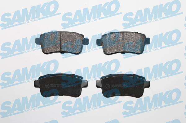 Samko 5SP1484 - Комплект спирачно феродо, дискови спирачки parts5.com