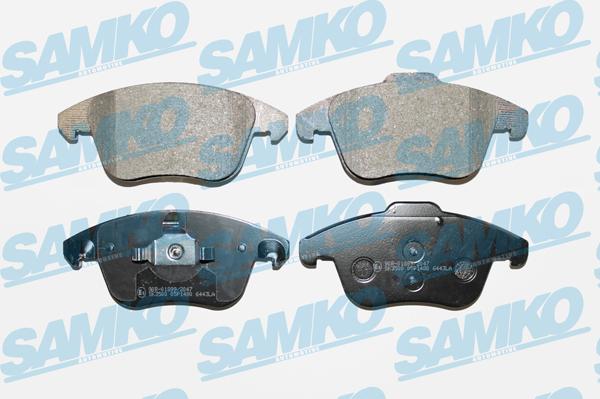 Samko 5SP1480 - Bremsbelagsatz, Scheibenbremse parts5.com