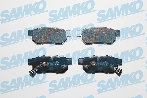 Samko 5SP1425 - Brake Pad Set, disc brake parts5.com